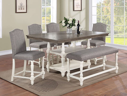 Crown Mark Furniture Langley Counter Height Table in Gray -  Chapter 11 Furniture (Lewiston, Maine)
