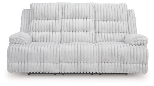 Rhines Falls Power Reclining Sofa with Drop Down Table -  Chapter 11 Furniture (Lewiston, Maine)