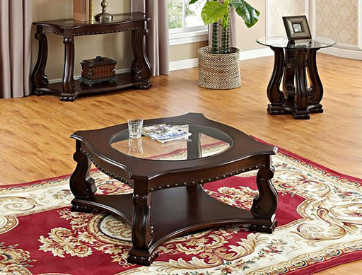 Crown Mark Furniture Madison Wood Coffee Table in Brown -  Chapter 11 Furniture (Lewiston, Maine)