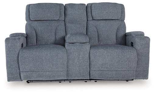 Studio Cave Power Reclining Loveseat with Console -  Chapter 11 Furniture (Lewiston, Maine)