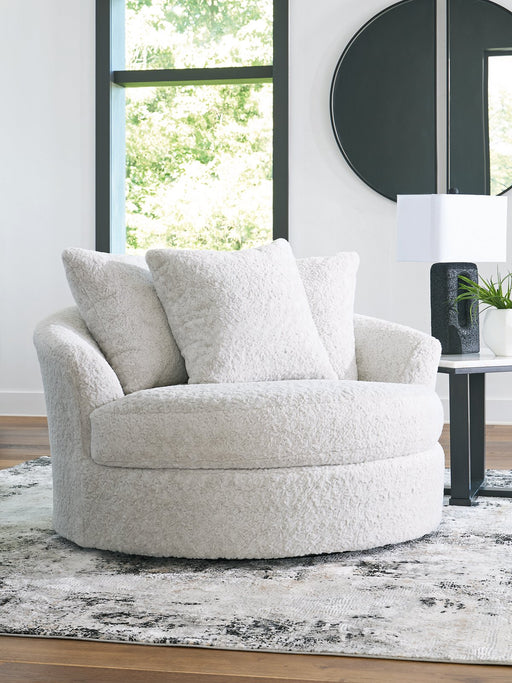 Cuddle Plush Oversized Swivel Accent Chair -  Chapter 11 Furniture (Lewiston, Maine)