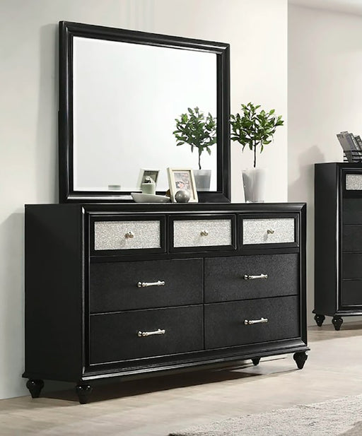 Crown Mark Furniture Lila Dresser Mirror in Black -  Chapter 11 Furniture (Lewiston, Maine)
