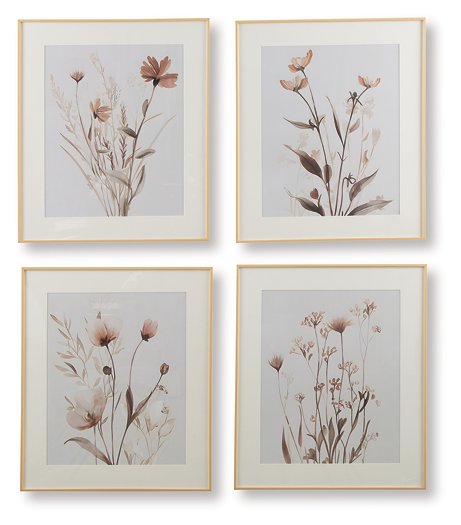 Chettings Wall Art (Set of 4) -  Chapter 11 Furniture (Lewiston, Maine)