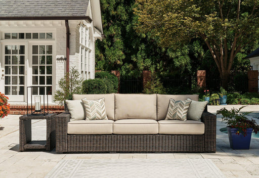 Coastline Bay Outdoor Sofa with Cushion -  Chapter 11 Furniture (Lewiston, Maine)