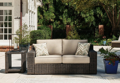 Coastline Bay Outdoor Loveseat with Cushion -  Chapter 11 Furniture (Lewiston, Maine)
