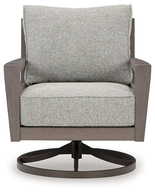 Hillside Barn Outdoor Swivel Lounge with Cushion -  Chapter 11 Furniture (Lewiston, Maine)