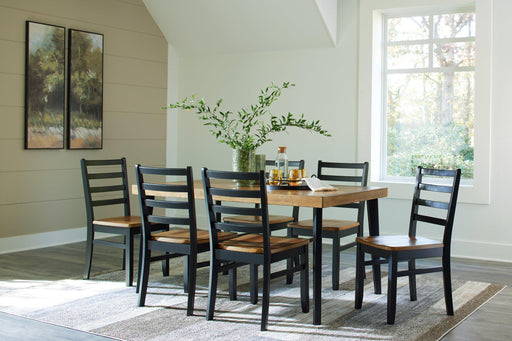 Blondon Dining Table and 6 Chairs (Set of 7) -  Chapter 11 Furniture (Lewiston, Maine)