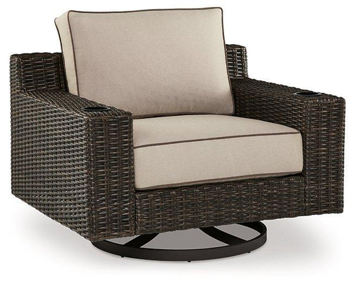 Coastline Bay Outdoor Swivel Lounge with Cushion -  Chapter 11 Furniture (Lewiston, Maine)
