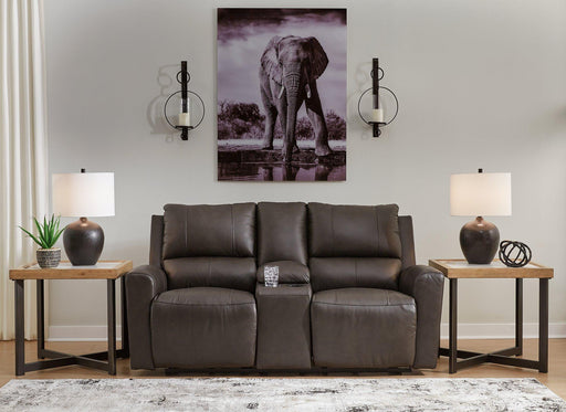 Boxmere Power Reclining Loveseat with Console -  Chapter 11 Furniture (Lewiston, Maine)