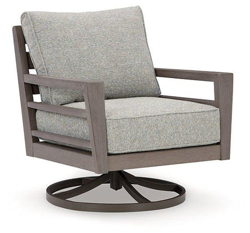 Hillside Barn Outdoor Swivel Lounge with Cushion -  Chapter 11 Furniture (Lewiston, Maine)