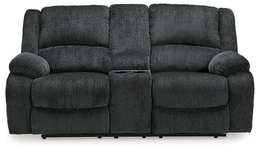 Draycoll Power Reclining Loveseat with Console -  Chapter 11 Furniture (Lewiston, Maine)