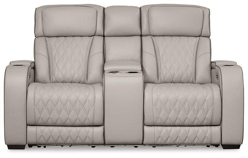 Boyington Power Reclining Loveseat with Console -  Chapter 11 Furniture (Lewiston, Maine)