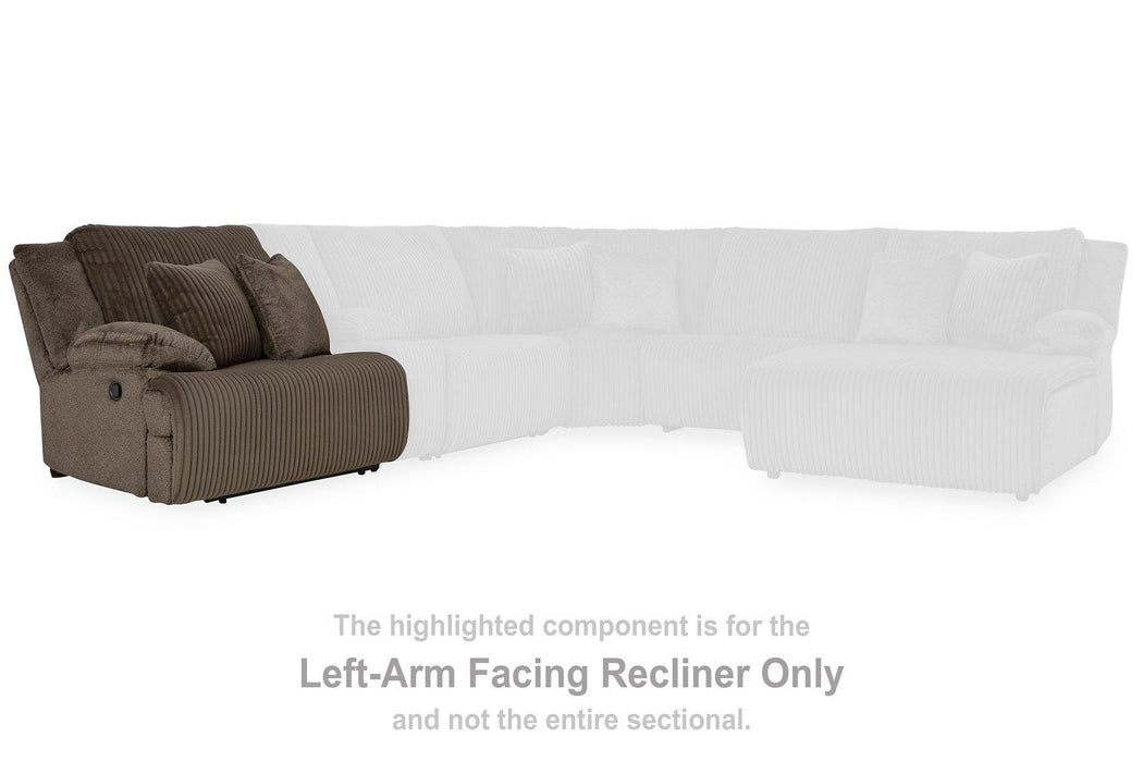 Top Tier Reclining Sectional with Chaise -  Chapter 11 Furniture (Lewiston, Maine)