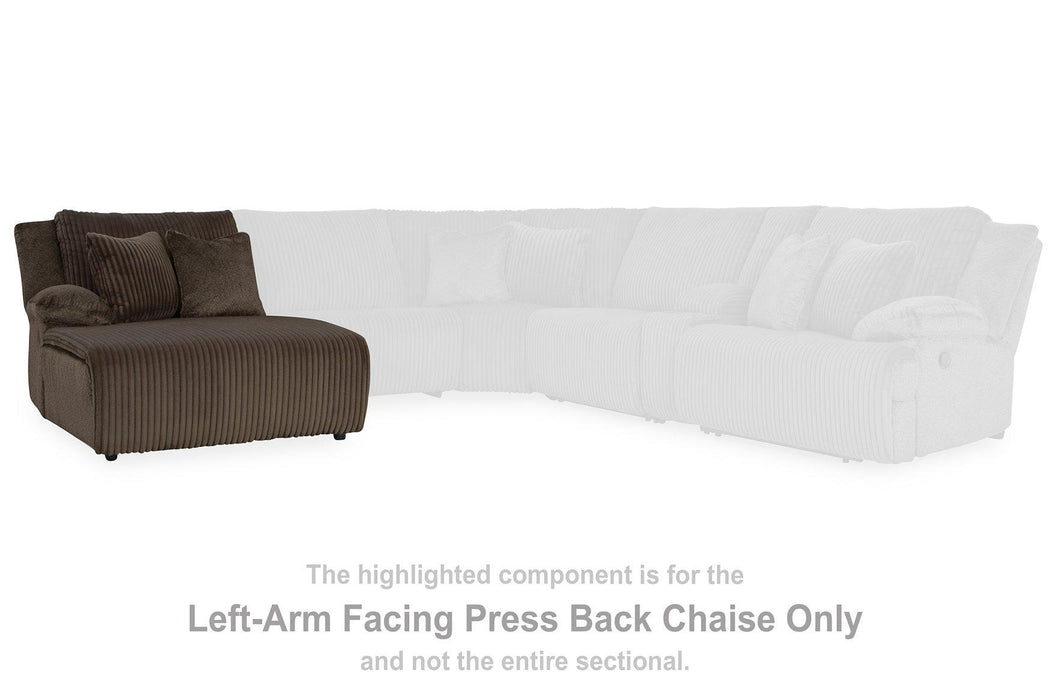 Top Tier Reclining Sectional with Chaise -  Chapter 11 Furniture (Lewiston, Maine)