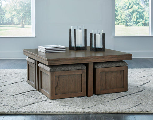 Boardernest Coffee Table with 4 Stools -  Chapter 11 Furniture (Lewiston, Maine)