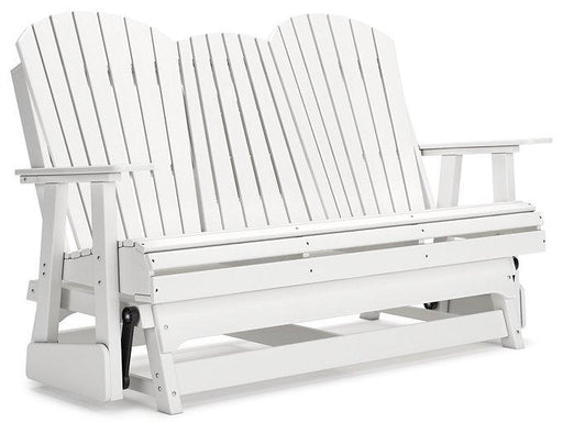 Hyland wave Outdoor Glider Loveseat -  Chapter 11 Furniture (Lewiston, Maine)