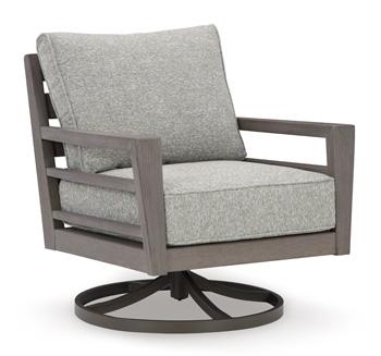 Hillside Barn Outdoor Swivel Lounge with Cushion -  Chapter 11 Furniture (Lewiston, Maine)
