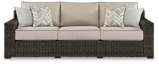 Coastline Bay Outdoor Sofa with Cushion -  Chapter 11 Furniture (Lewiston, Maine)