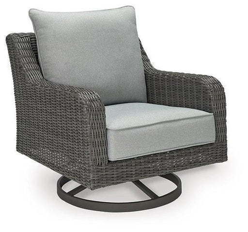 Elite Park Outdoor Swivel Lounge with Cushion -  Chapter 11 Furniture (Lewiston, Maine)