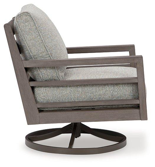 Hillside Barn Outdoor Swivel Lounge with Cushion -  Chapter 11 Furniture (Lewiston, Maine)