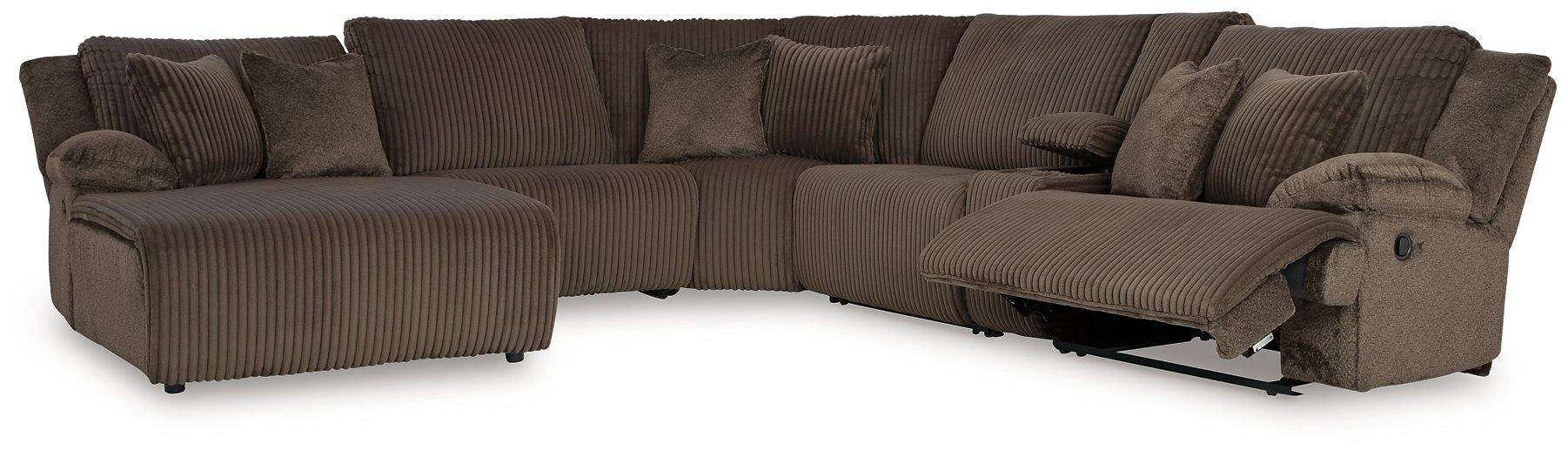 Top Tier Reclining Sectional with Chaise -  Chapter 11 Furniture (Lewiston, Maine)