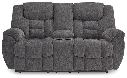 Foreside Reclining Loveseat with Console -  Chapter 11 Furniture (Lewiston, Maine)
