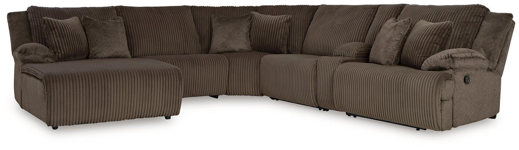 Top Tier Reclining Sectional with Chaise -  Chapter 11 Furniture (Lewiston, Maine)
