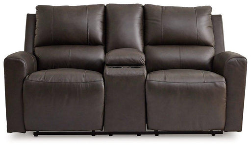 Boxmere Power Reclining Loveseat with Console -  Chapter 11 Furniture (Lewiston, Maine)