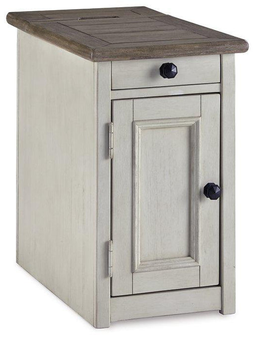 Bolanburg Chairside End Table with USB Ports & Outlets -  Chapter 11 Furniture (Lewiston, Maine)