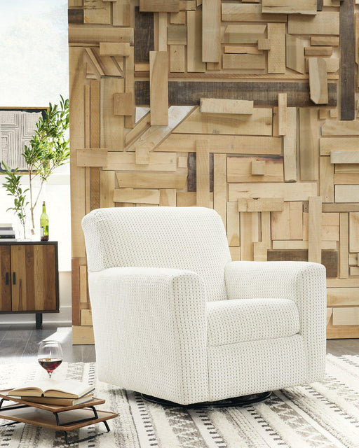 Herstow Swivel Glider Accent Chair -  Chapter 11 Furniture (Lewiston, Maine)