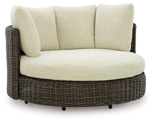 Kimora Outdoor Swivel Lounge Chair with Cushion -  Chapter 11 Furniture (Lewiston, Maine)
