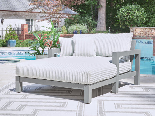Hurley Park Outdoor Chaise Lounge with Cushion -  Chapter 11 Furniture (Lewiston, Maine)