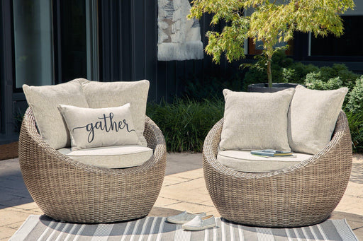 Danson Swivel Lounge with Cushion (Set of 2) -  Chapter 11 Furniture (Lewiston, Maine)