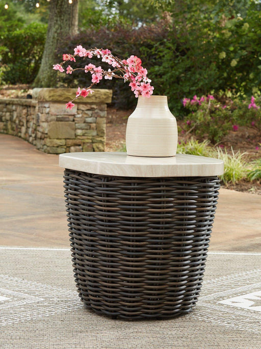 Kimora Outdoor End Table -  Chapter 11 Furniture (Lewiston, Maine)