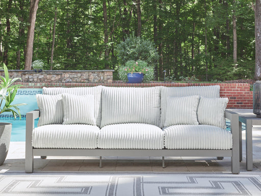 Hurley Park Outdoor Sofa with Cushion -  Chapter 11 Furniture (Lewiston, Maine)