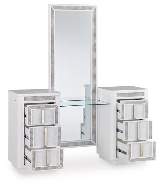Chalanna Vanity with Mirror -  Chapter 11 Furniture (Lewiston, Maine)