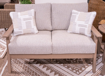 Grover Beach Outdoor Loveseat with Cushion -  Chapter 11 Furniture (Lewiston, Maine)
