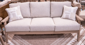 Grover Beach Outdoor Sofa with Cushion -  Chapter 11 Furniture (Lewiston, Maine)