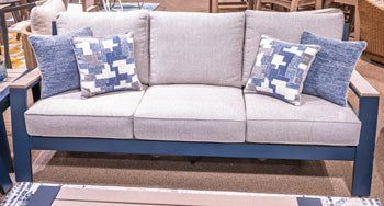East Beach Outdoor Sofa with Cushion -  Chapter 11 Furniture (Lewiston, Maine)