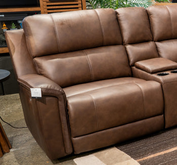 Bleckley Power Reclining Sectional Loveseat -  Chapter 11 Furniture (Lewiston, Maine)