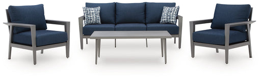 Gali Outdoor Sofa/Chairs/Table Set (Set of 4) -  Chapter 11 Furniture (Lewiston, Maine)