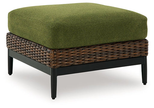 Horizon Hall Outdoor Ottoman with Cushion -  Chapter 11 Furniture (Lewiston, Maine)