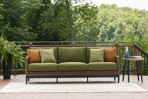 Horizon Hall Outdoor Sofa with Cushion -  Chapter 11 Furniture (Lewiston, Maine)