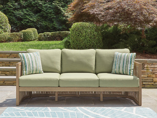 Serena Shores Outdoor Sofa with Cushion -  Chapter 11 Furniture (Lewiston, Maine)