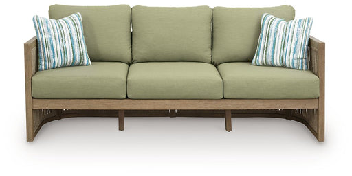 Serena Shores Outdoor Sofa with Cushion -  Chapter 11 Furniture (Lewiston, Maine)