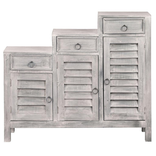 Sunset Trading Cottage Wood Sideboard | Natural Limewash Solid Wood | Fully Assembled Glass Display Cabinet -  Chapter 11 Furniture (Lewiston, Maine)