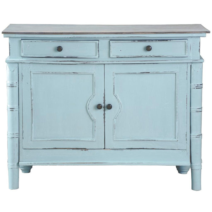 Sunset Trading Cottage Buffet Cabinet | Sky Blue/Natural Limewash Solid Wood | Fully Assembled Sideboard -  Chapter 11 Furniture (Lewiston, Maine)