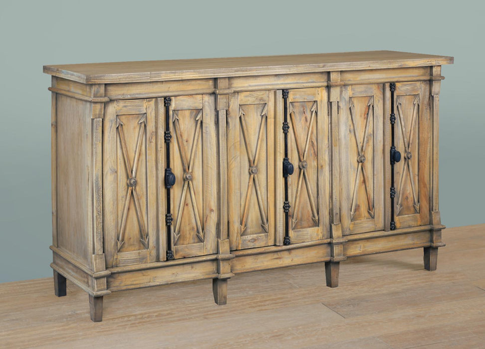 Sunset Trading Cottage Arrow Credenza | Driftwood Brown Solid Wood | Fully Assembled Sideboard -  Chapter 11 Furniture (Lewiston, Maine)