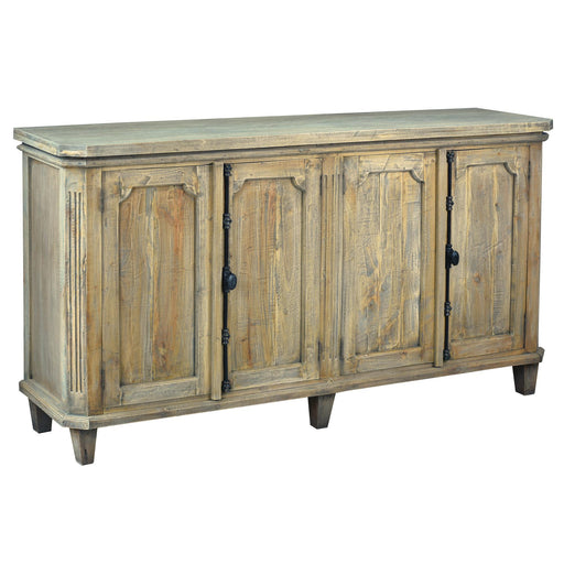 Sunset Trading Cottage 71" Panel Door Credenza | Driftwood Brown Solid Wood Sideboard | Fully Assembled Cabinet -  Chapter 11 Furniture (Lewiston, Maine)