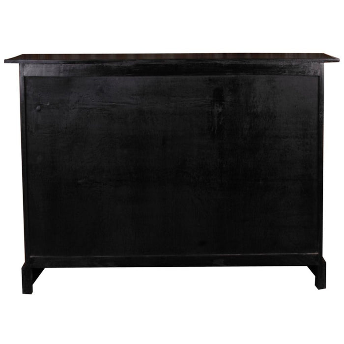 Sunset Trading Cottage Six Basket Cabinet | Distressed Black Solid Wood | Fully Assembled Sideboard -  Chapter 11 Furniture (Lewiston, Maine)